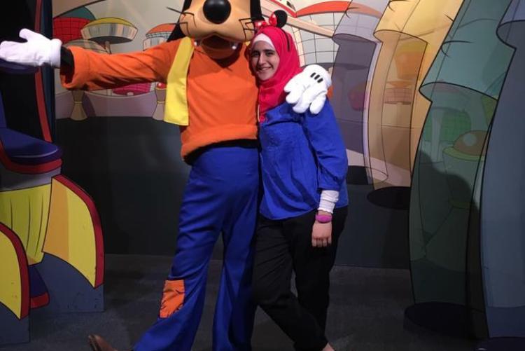 YES student with Goofy