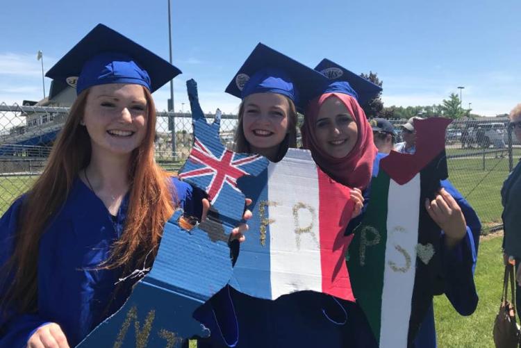 YES student at graduation