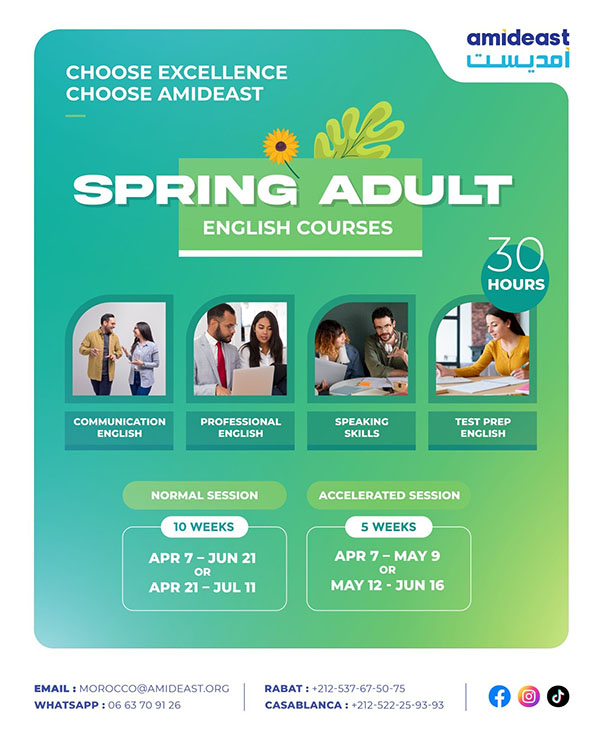 Spring Adult English Courses