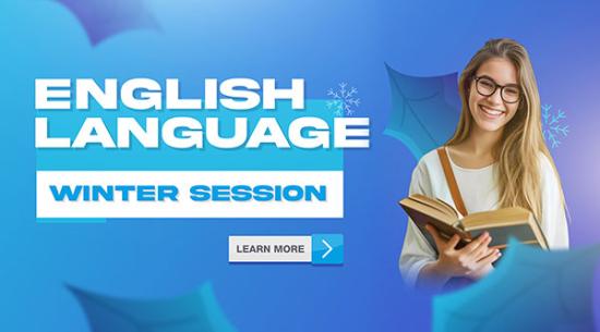 English Language Winter Session banner