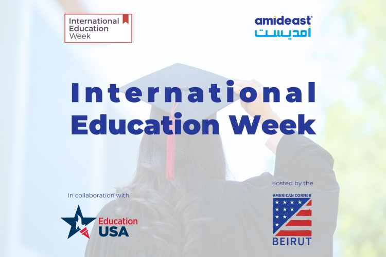 International Education Week Banner 2024 with logos