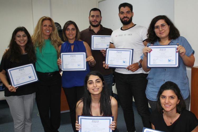 CAPM workshop graduates with their certificates